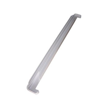   91. Műanyag végzáró profil 500mm (kültéri) vízelvezetővel (2 cm kamrás EXTRA műanyag párkányhoz)