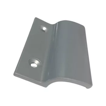   Erkélyajtó kilincs határoló nélküli - alumínium - ezüst