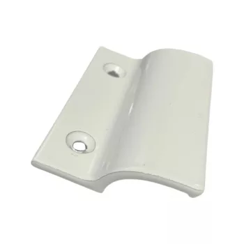   Erkélyajtó kilincs határoló nélküli - alumínium - fehér