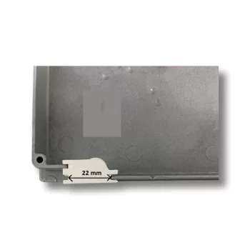 Felső gurtni kivezető 22 mm-es, fehér