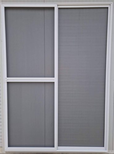 Keretes toló szúnyogháló ajtó (kivehető) - kétpályás