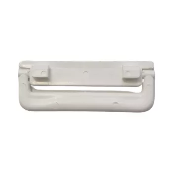   Rolós szúnyoghálóhoz lehajtható fogantyú, fehér - nútba húzható (széles nútos)