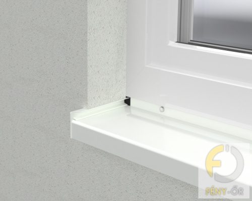 ÚJ Extrudált alumínium ablakpárkány,  110 mm-es, fehér