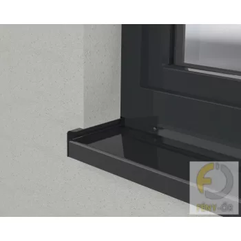   ÚJ Extrudált alumínium ablakpárkány,  050 mm-es, antracit