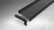 Alumínium végzáró új extrudált alumínium ablakpárkányhoz C típus 130 mm