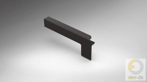 Alumínium végzáró új extrudált alumínium ablakpárkányhoz C típus 180 mm