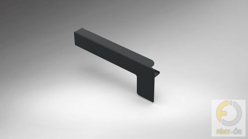 Alumínium végzáró új extrudált alumínium ablakpárkányhoz C típus 300 mm