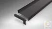 Alumínium végzáró új extrudált alumínium ablakpárkányhoz C típus 300 mm