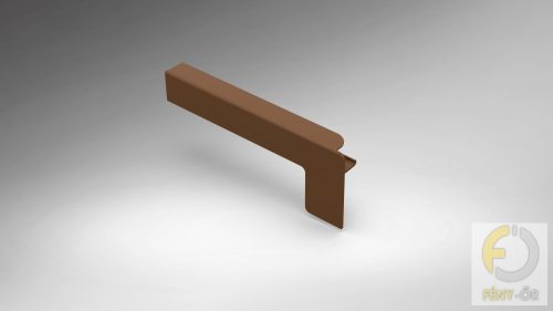 Alumínium végzáró új extrudált alumínium ablakpárkányhoz C típus 400 mm