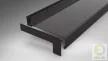 Alumínium végzáró új extrudált alumínium ablakpárkányhoz L típus 260 mm