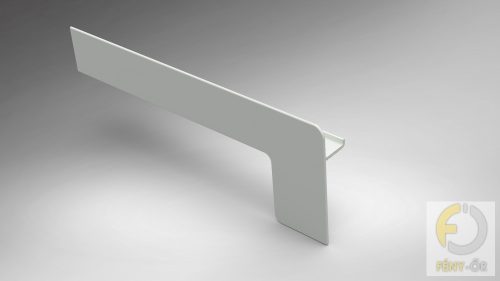 Alumínium végzáró új extrudált alumínium ablakpárkányhoz L típus 300 mm