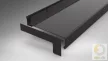 Alumínium végzáró új extrudált alumínium ablakpárkányhoz L típus 360 mm