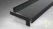Alumínium végzáró új extrudált alumínium ablakpárkányhoz L típus 050 mm - antracit