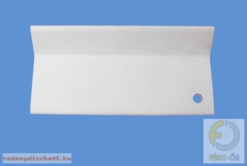 L alakú takaróprofil 50/80 mm - fehér