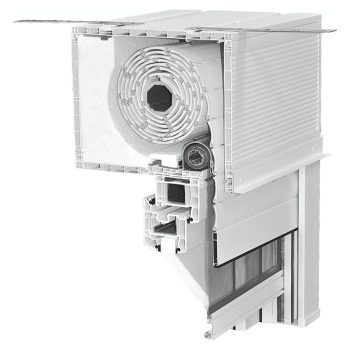   8. TP LUX KOMBI Ráépítős redőny, ALUMÍNIUM lefutó, ALUMÍNIUM LÉC, fehér, vagy sötétbarna, tok fehér