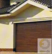 3. Garázskapu redőny 77 mm-es lamellákkal - aranytölgy, dió